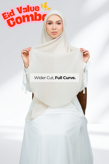 HX Curve x Rhea Selendang in Linen