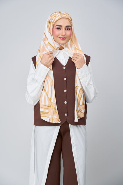 HoodX Printed Set in Linen Leaf