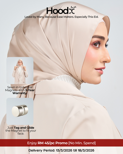 HoodX Luxe in Linen Dusk