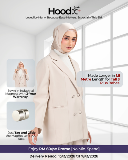 HoodX⁺Plus Luxe in Linen Dusk