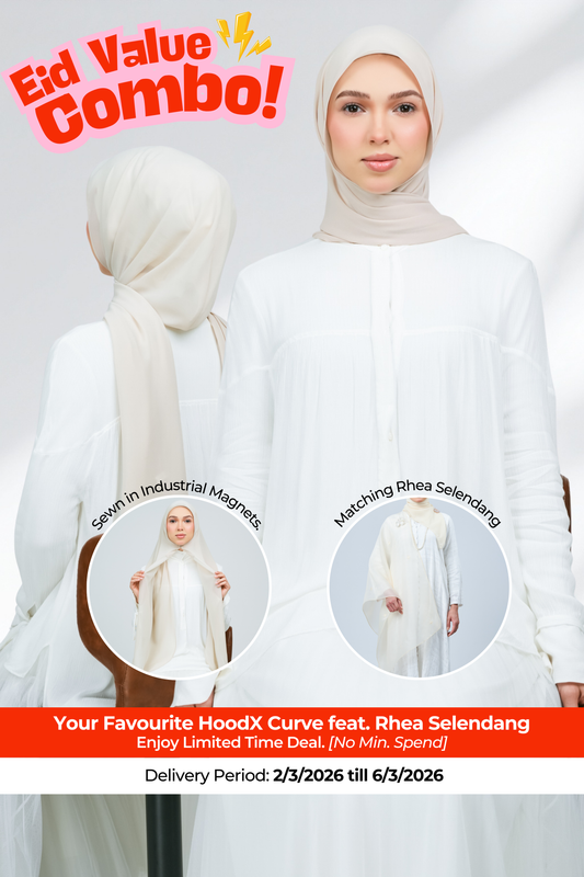 HX Curve x Rhea Selendang in Linen