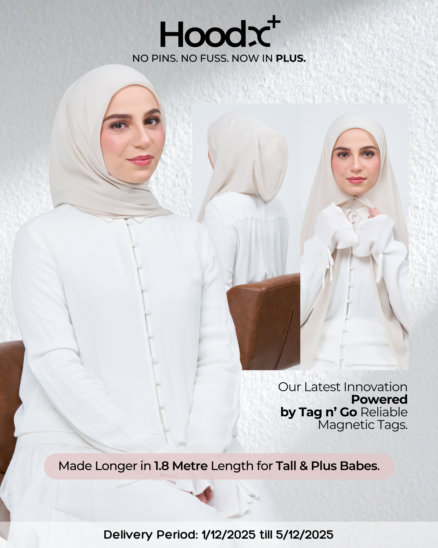 HoodX⁺Plus in Linen