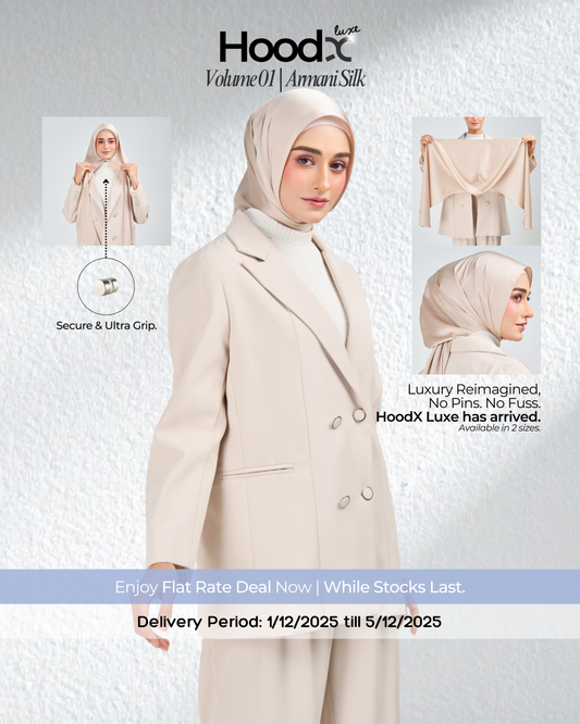 HoodX Luxe in Linen Dusk