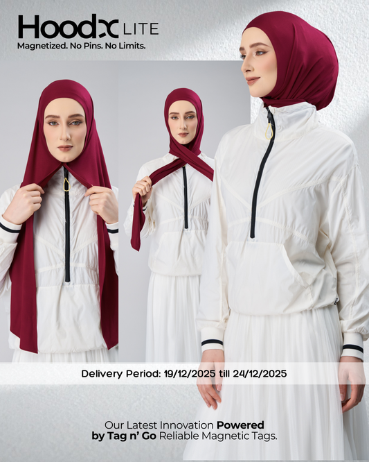 [★New] HoodX Lite in Maroon