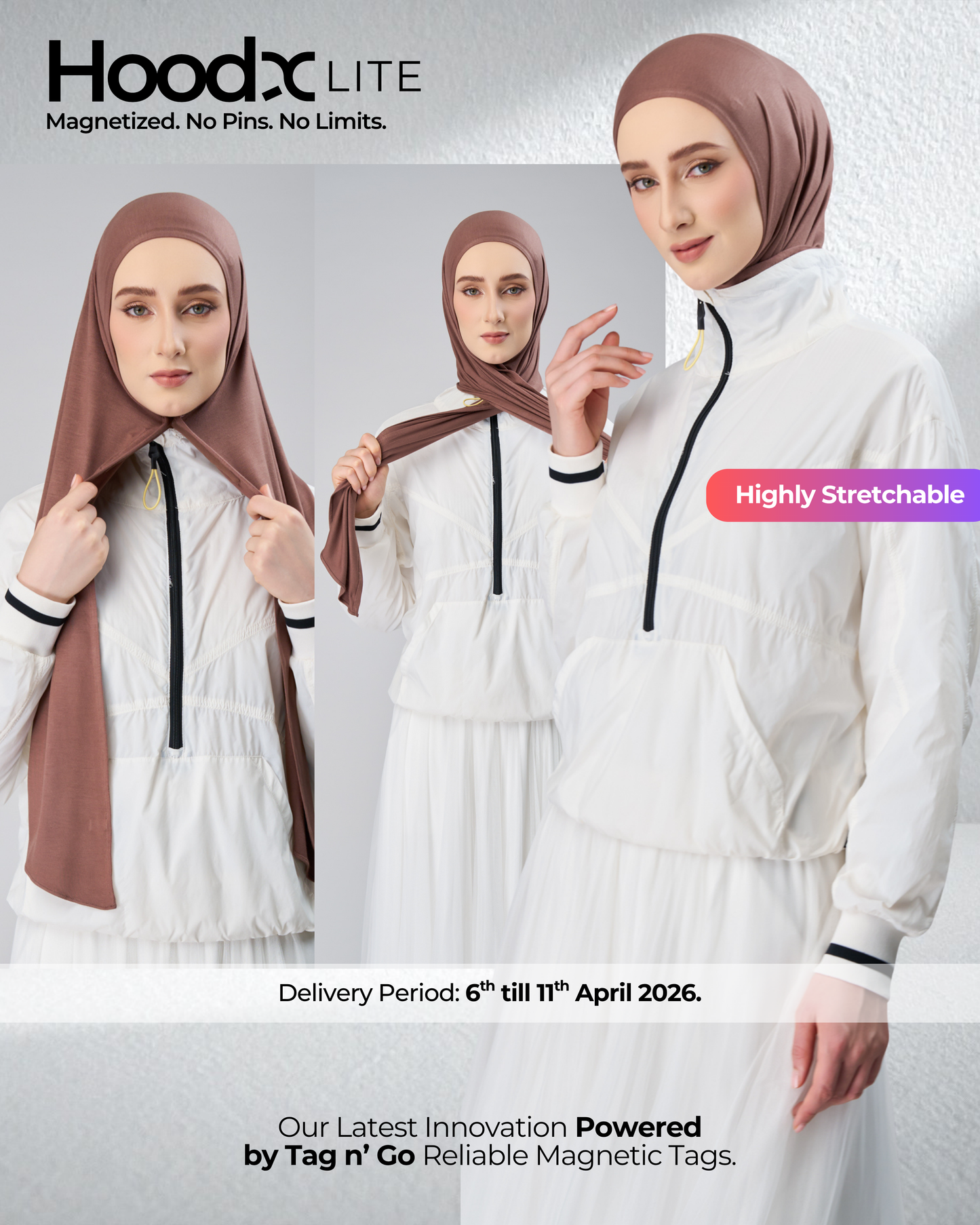 HoodX Lite in Medium Truffle