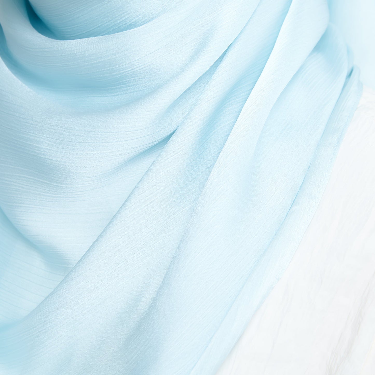 [As-Is] Medina Silk Shawl in Baby Blue