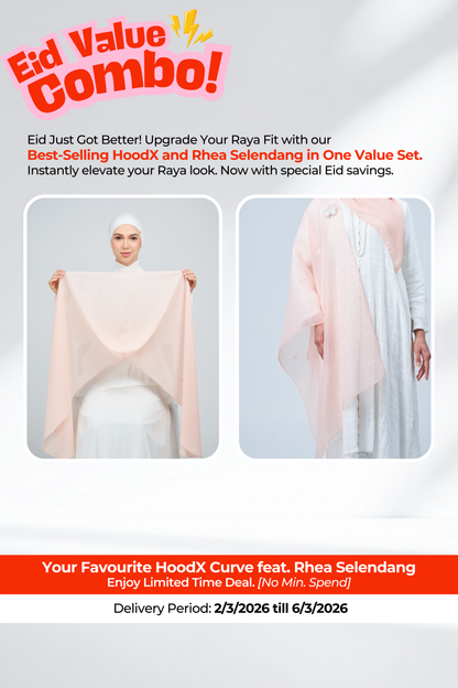 HX Curve x Rhea Selendang in Malibu