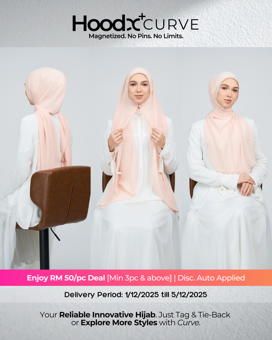 HoodX⁺Plus Curve in Malibu Peach