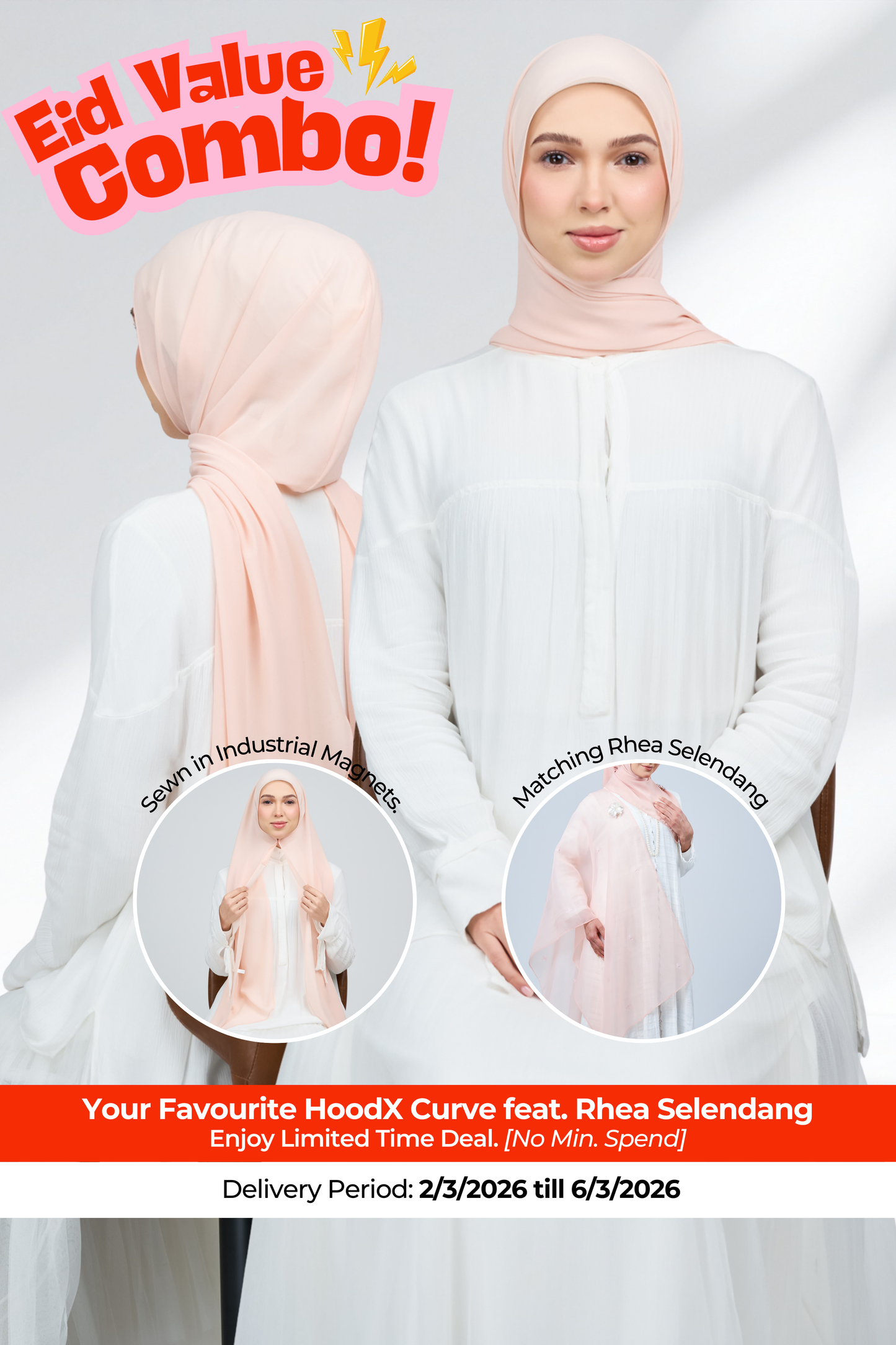 HX Curve x Rhea Selendang in Malibu