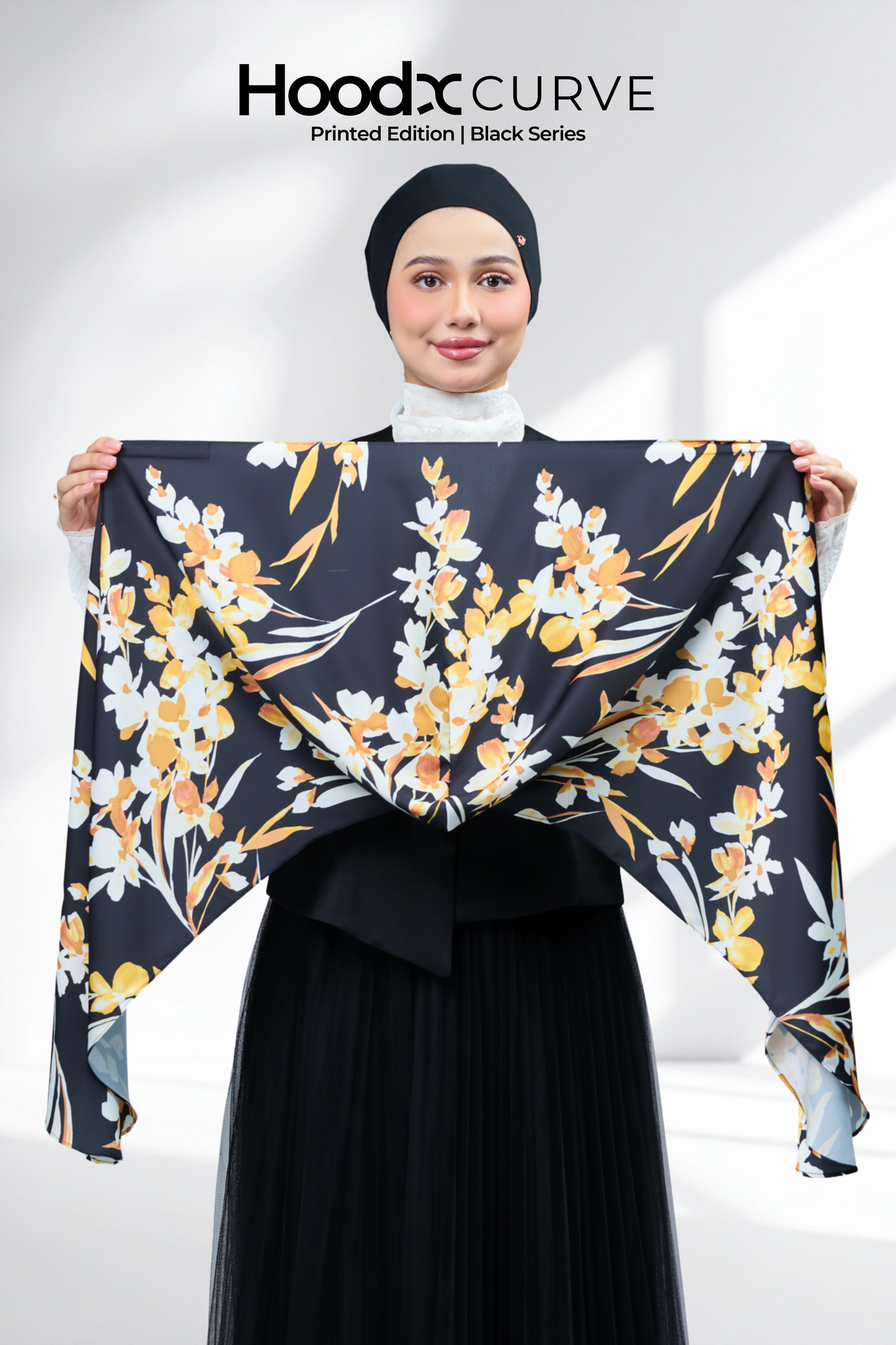 HoodX Curve Printed in Soleil Bloom