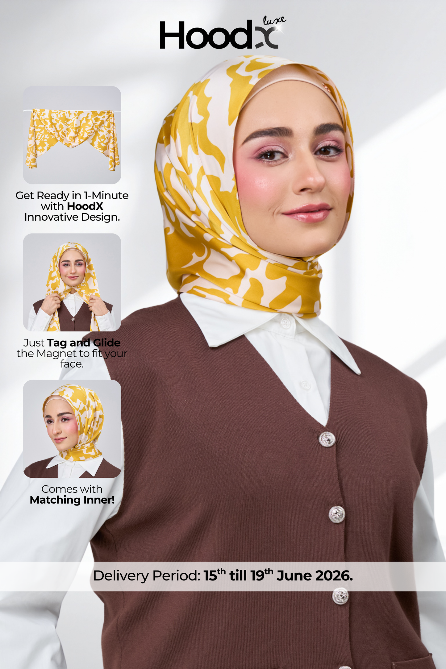 HoodX Printed Set in Terra Citrine