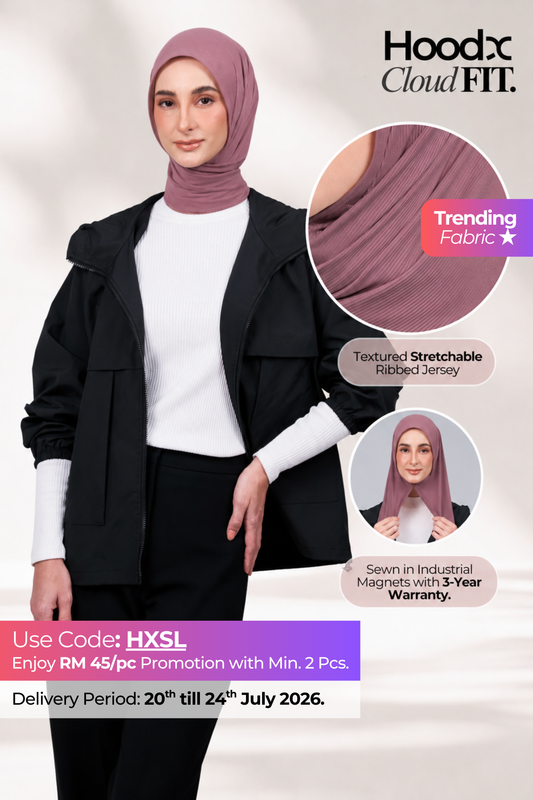 [★ New Colour] HoodX CloudFit in Rose Mauve