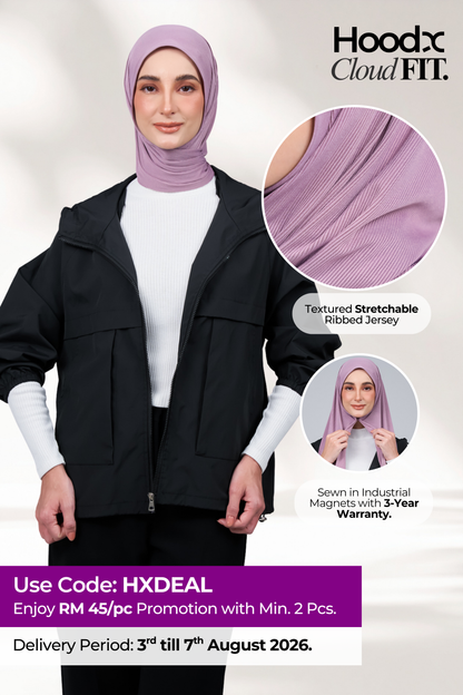 HoodX CloudFit in Mauve