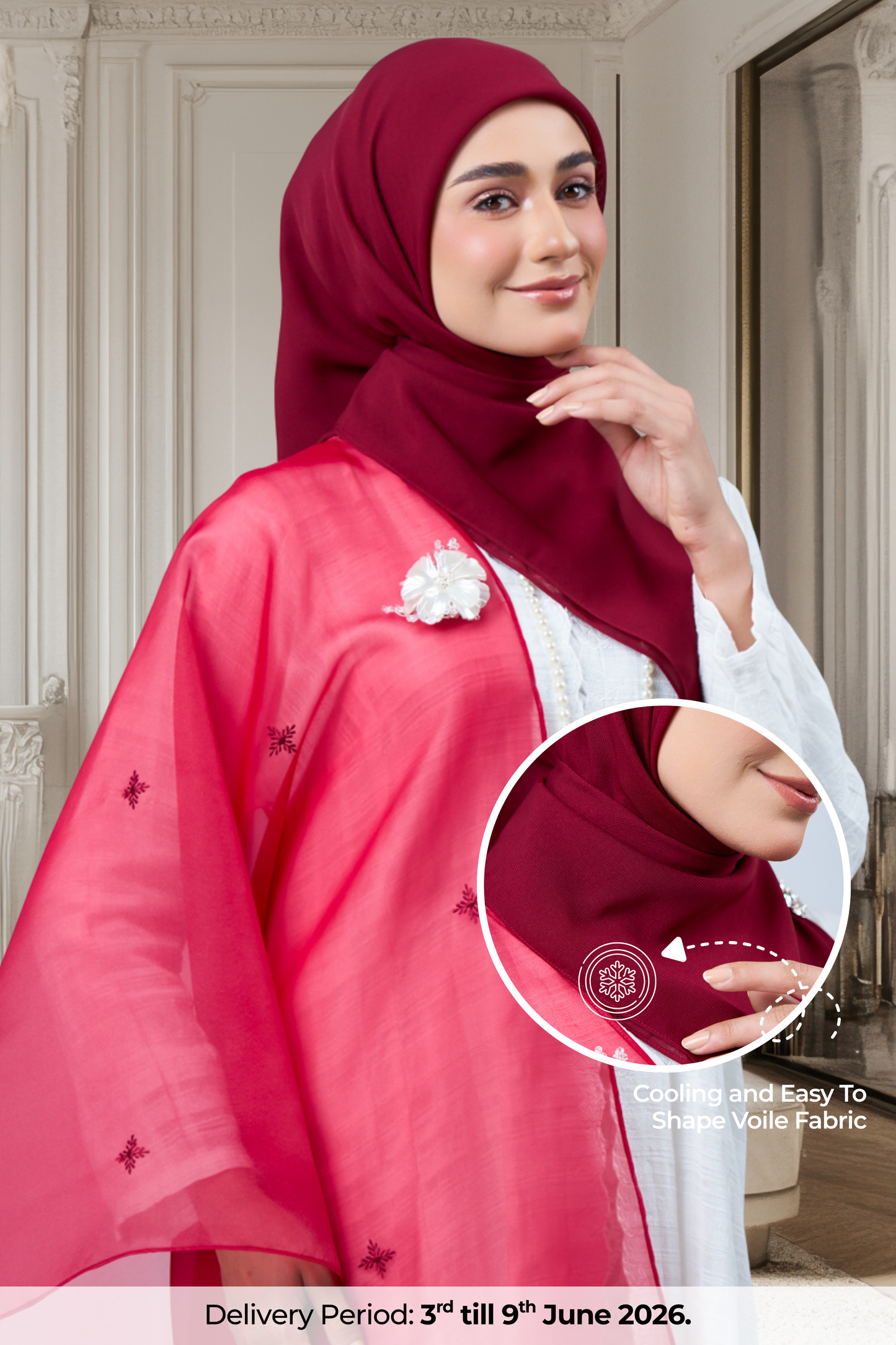 Rhea Bawal in Mawar [Maroon]