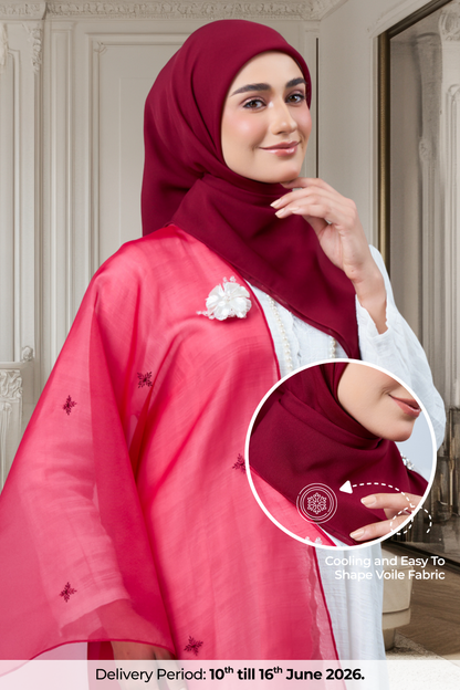 Rhea Bawal in Mawar [Maroon]