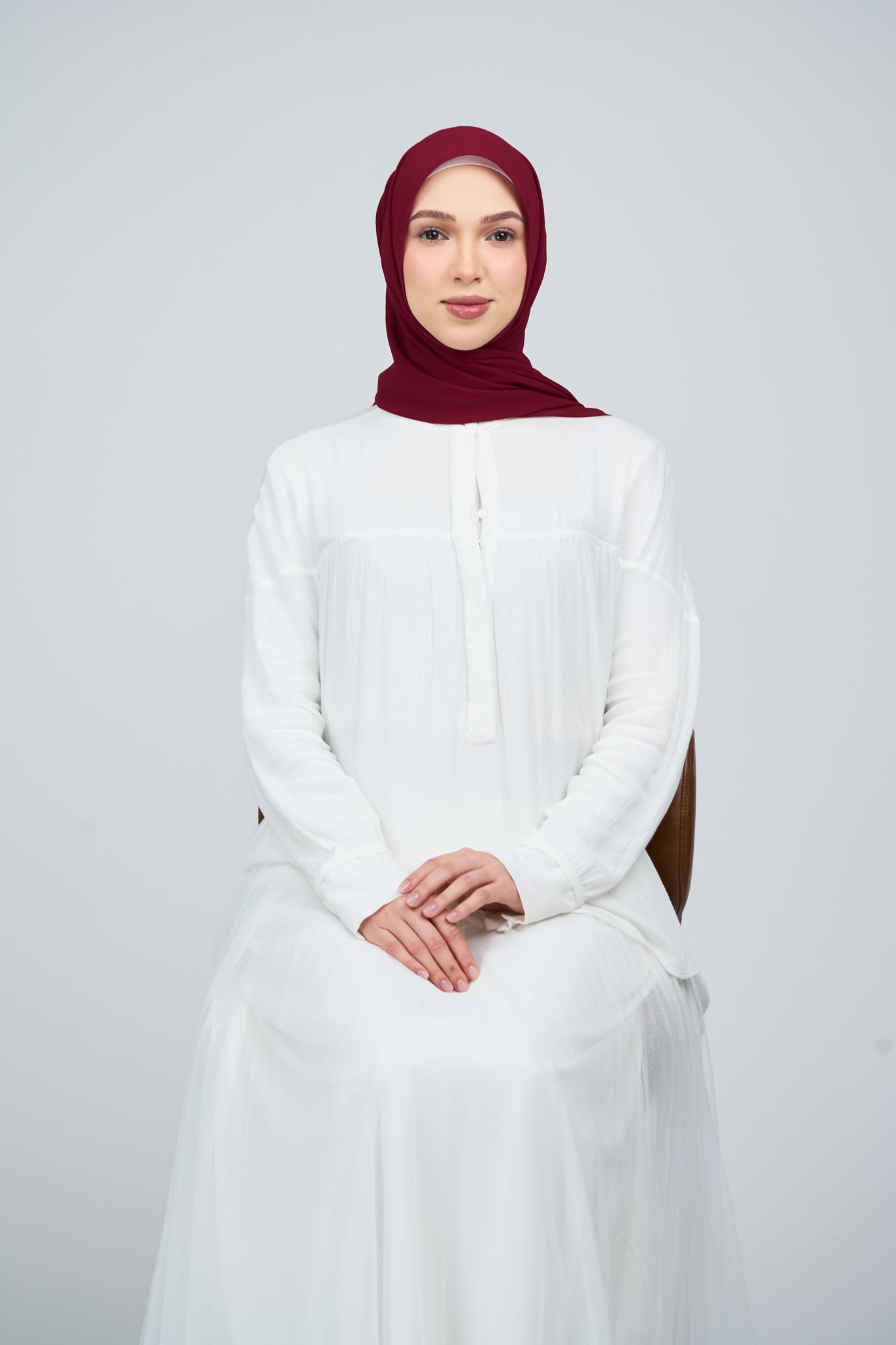 HoodX⁺Plus Curve in Merlot