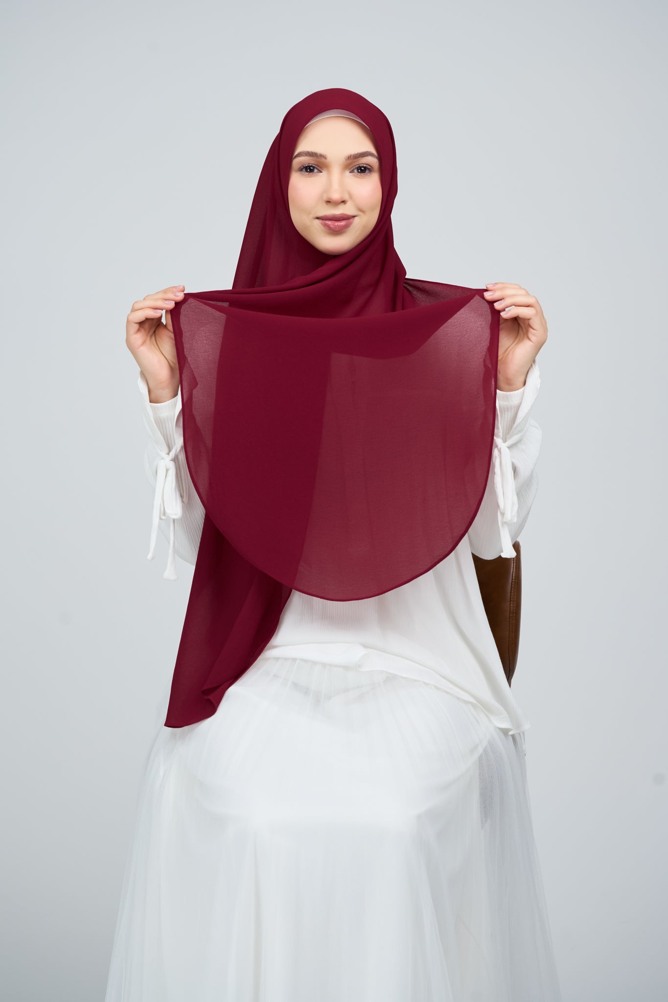 HoodX⁺Plus Curve in Merlot