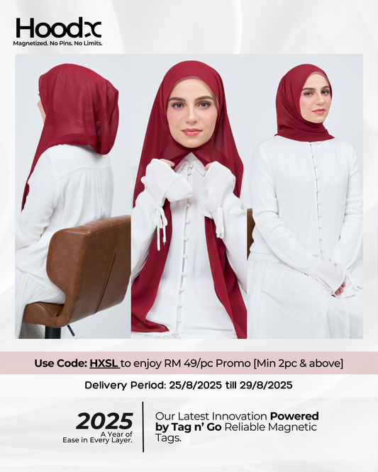 [★New] HoodX in Merlot Red