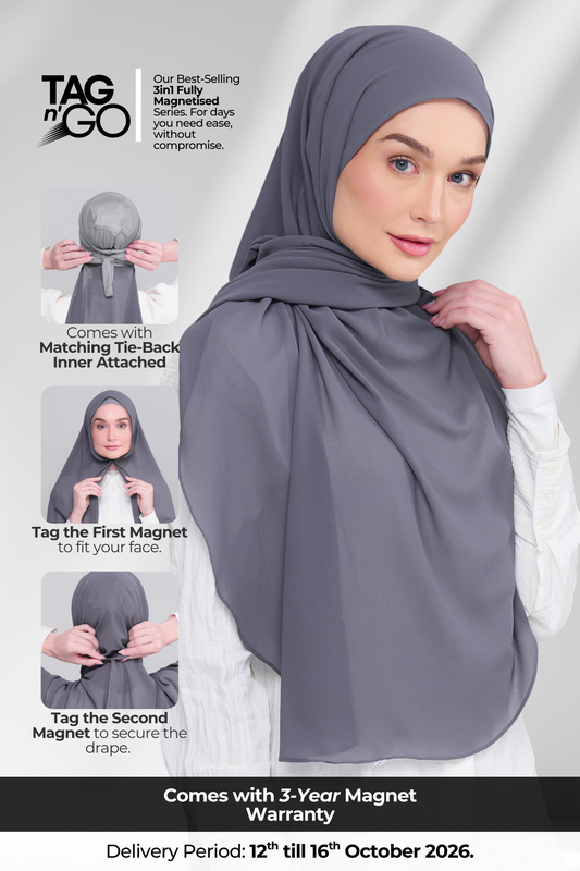 3IN1 Instant Faith Tag n' Go in Metro Grey