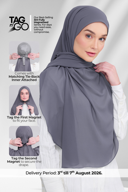 3IN1 Instant Faith Tag n' Go in Metro Grey