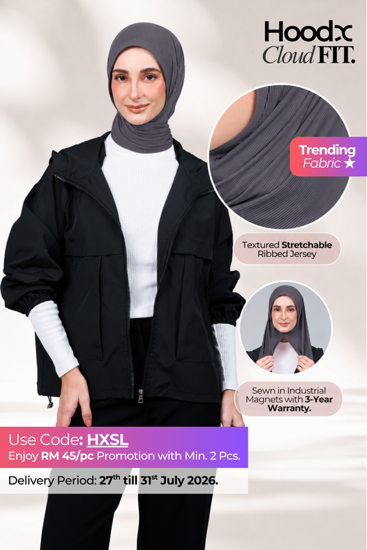 [★ New Colour] HoodX CloudFit in Metro Grey