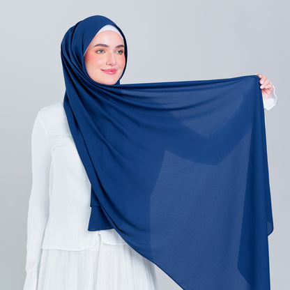 [8.8 MARKDOWN] Tag n' Go Max [2M] | Premium Korean Chiffon in Midnight Blue