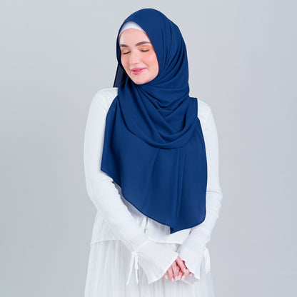 [8.8 MARKDOWN] Tag n' Go Max [2M] | Premium Korean Chiffon in Midnight Blue