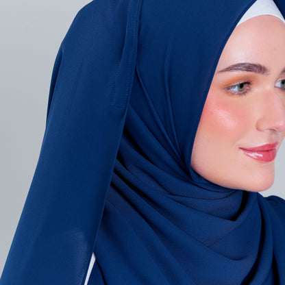 [8.8 MARKDOWN] Tag n' Go Max [2M] | Premium Korean Chiffon in Midnight Blue