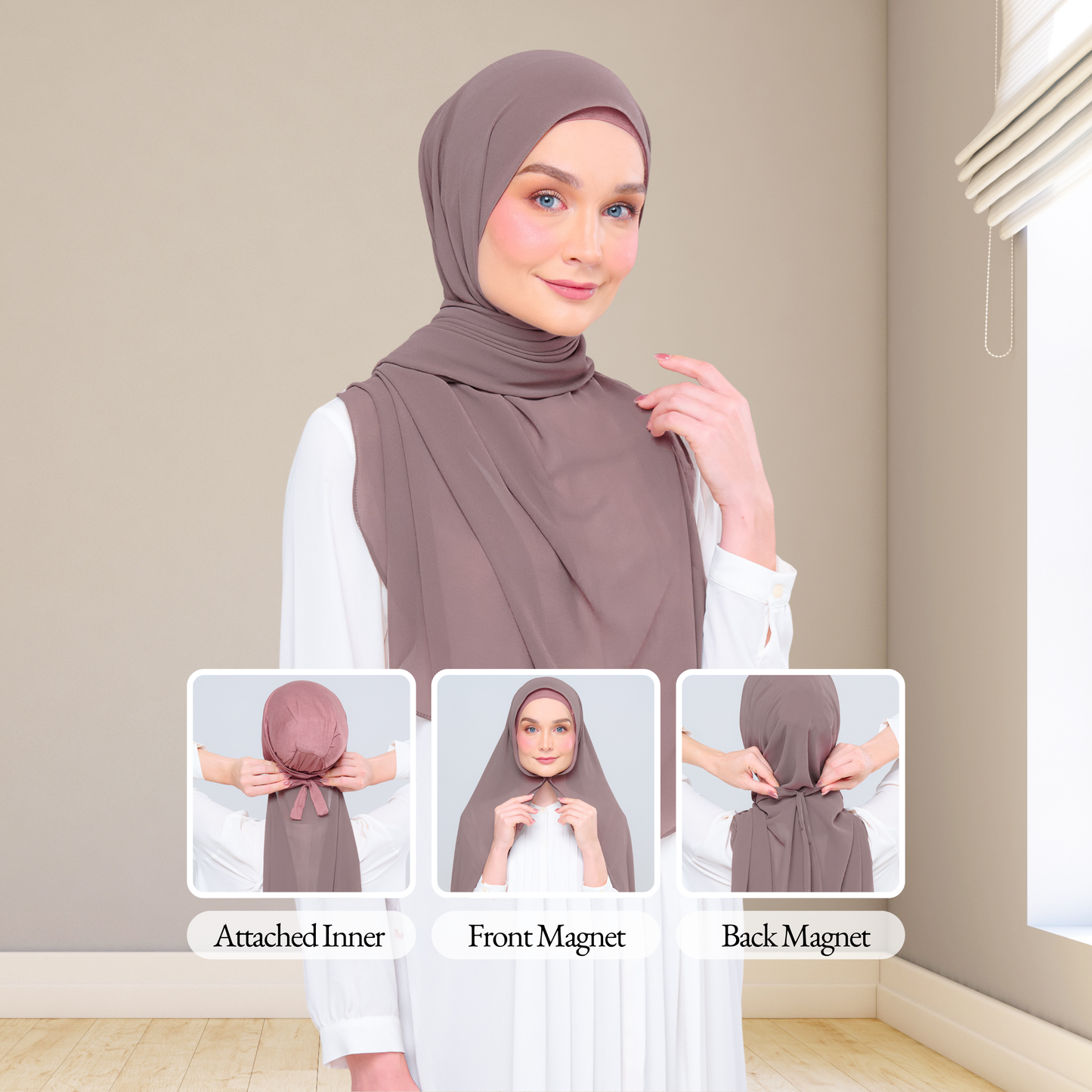 [As-Is] 3IN1 Instant Faith Tag n' Go in Mocha Taupe