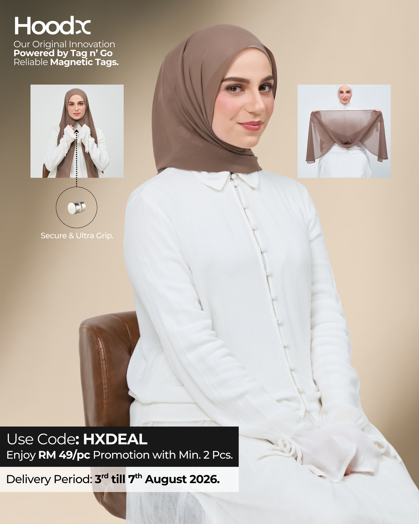 HoodX in Mocha