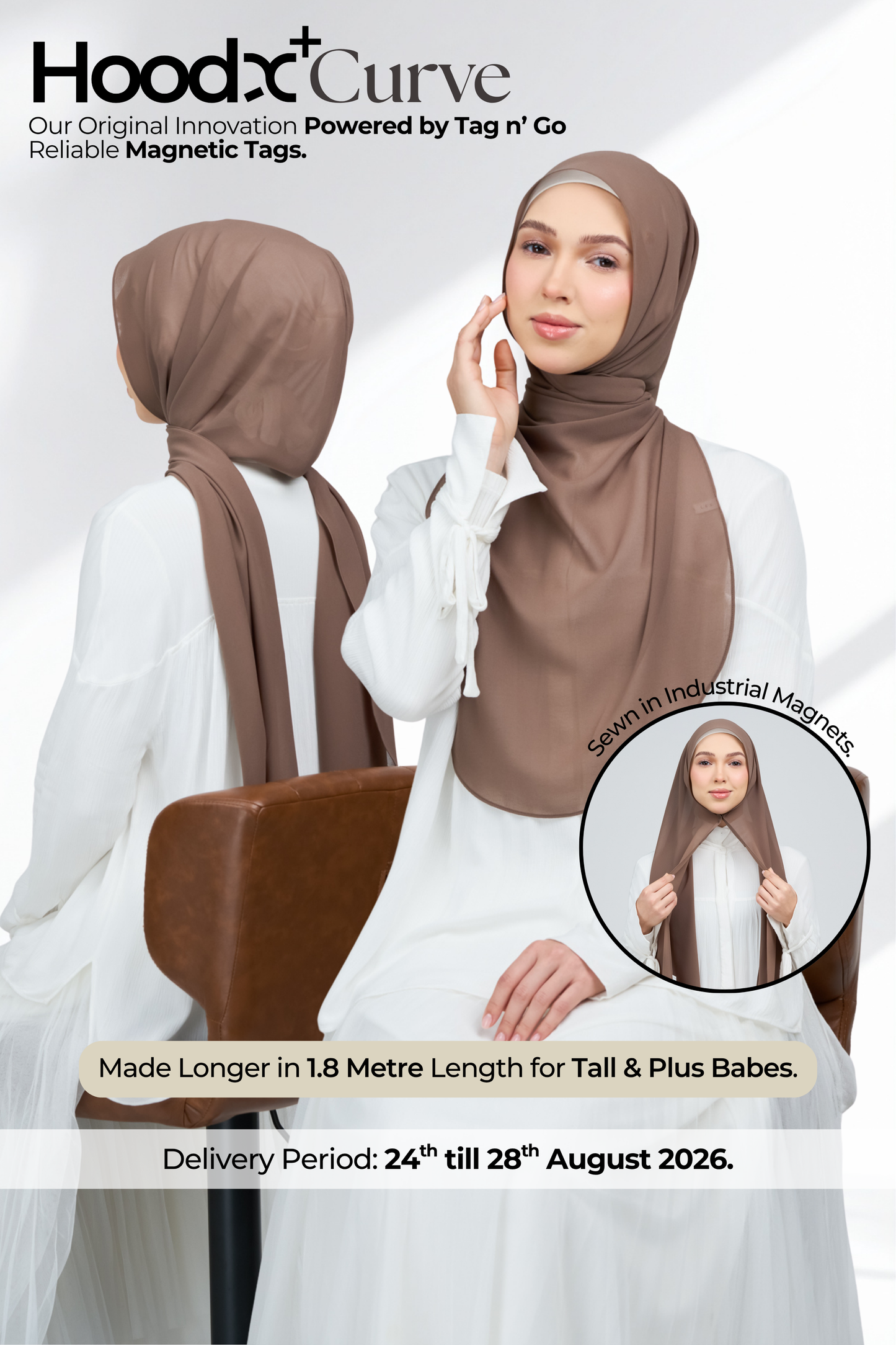 HoodX Curve in Mocha