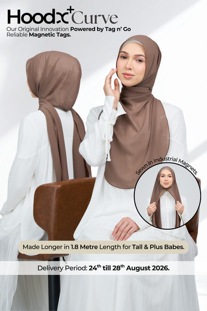 HoodX Curve in Mocha