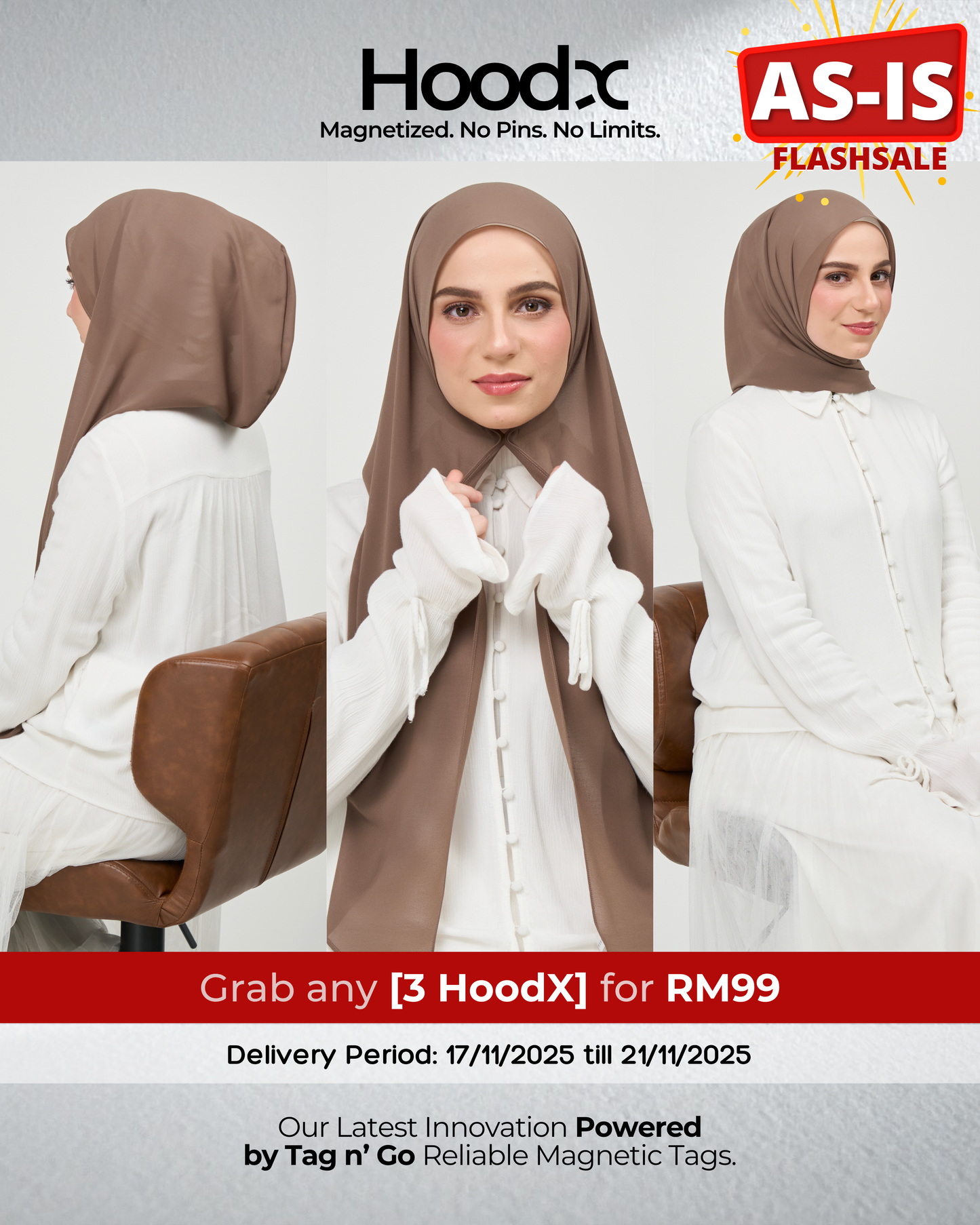 [As-Is] HoodX in Mocha