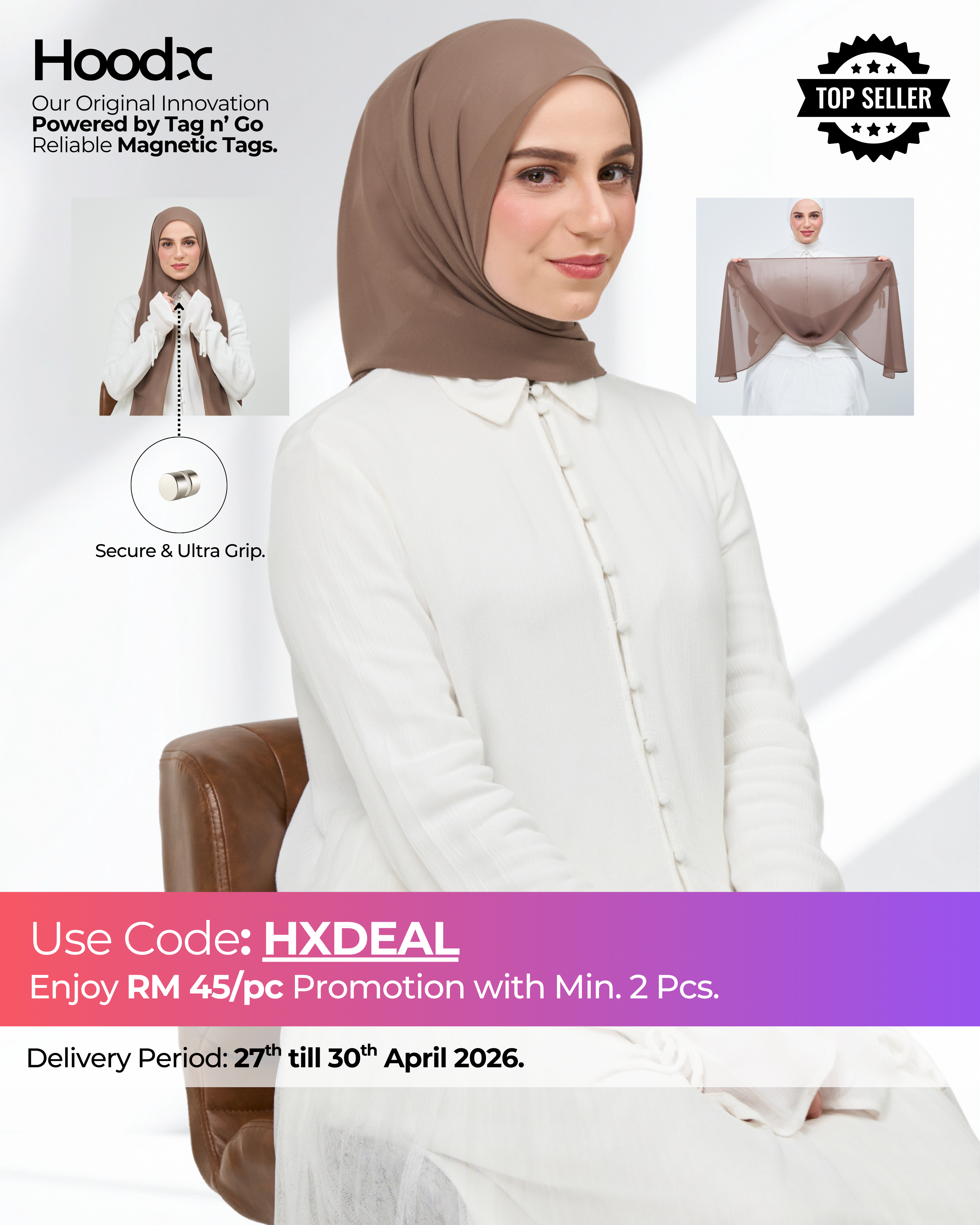 HoodX in Mocha
