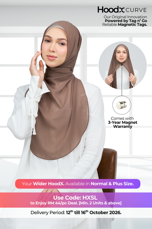 HoodX Curve in Mocha