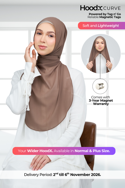 HoodX Curve in Mocha