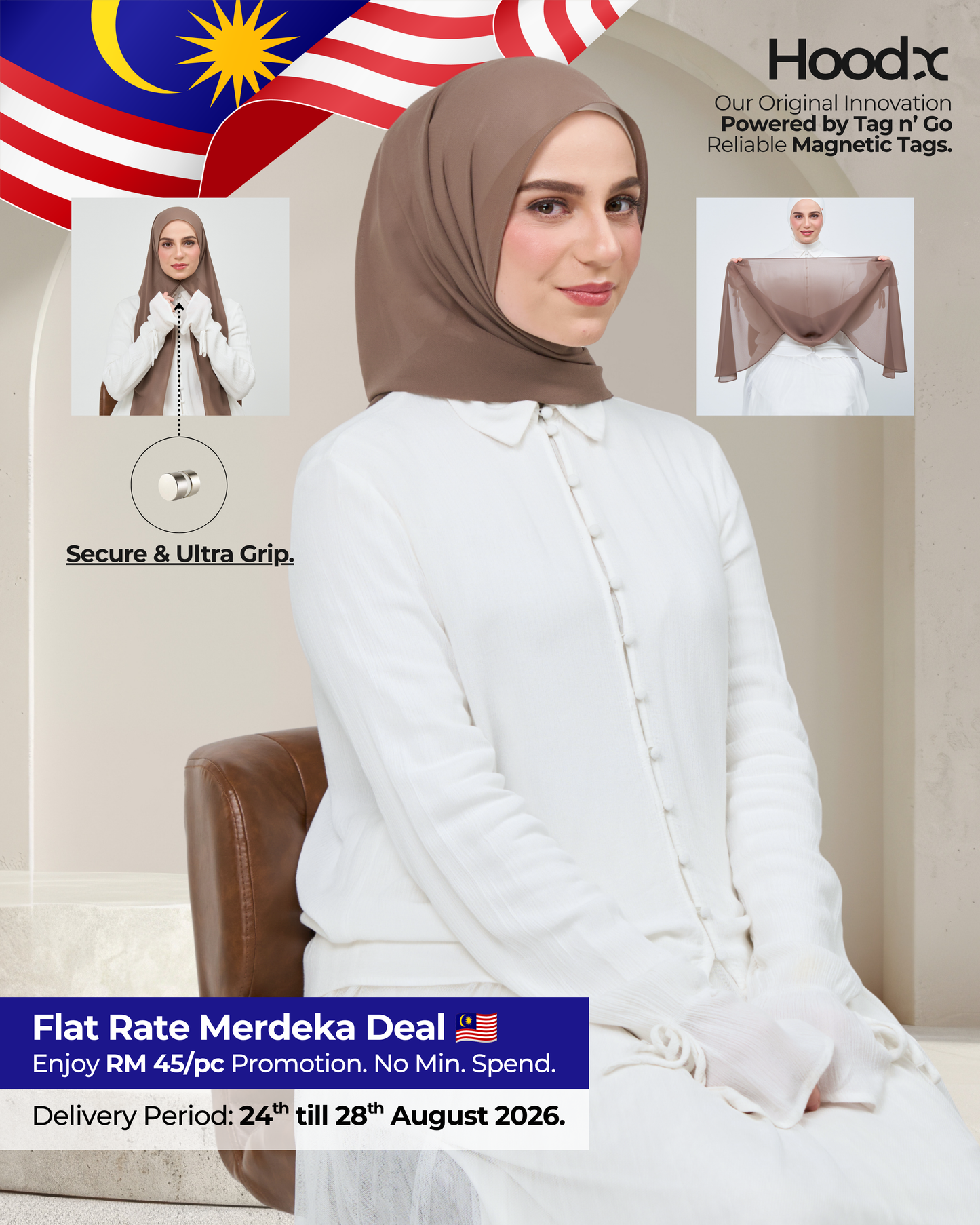 HoodX in Mocha