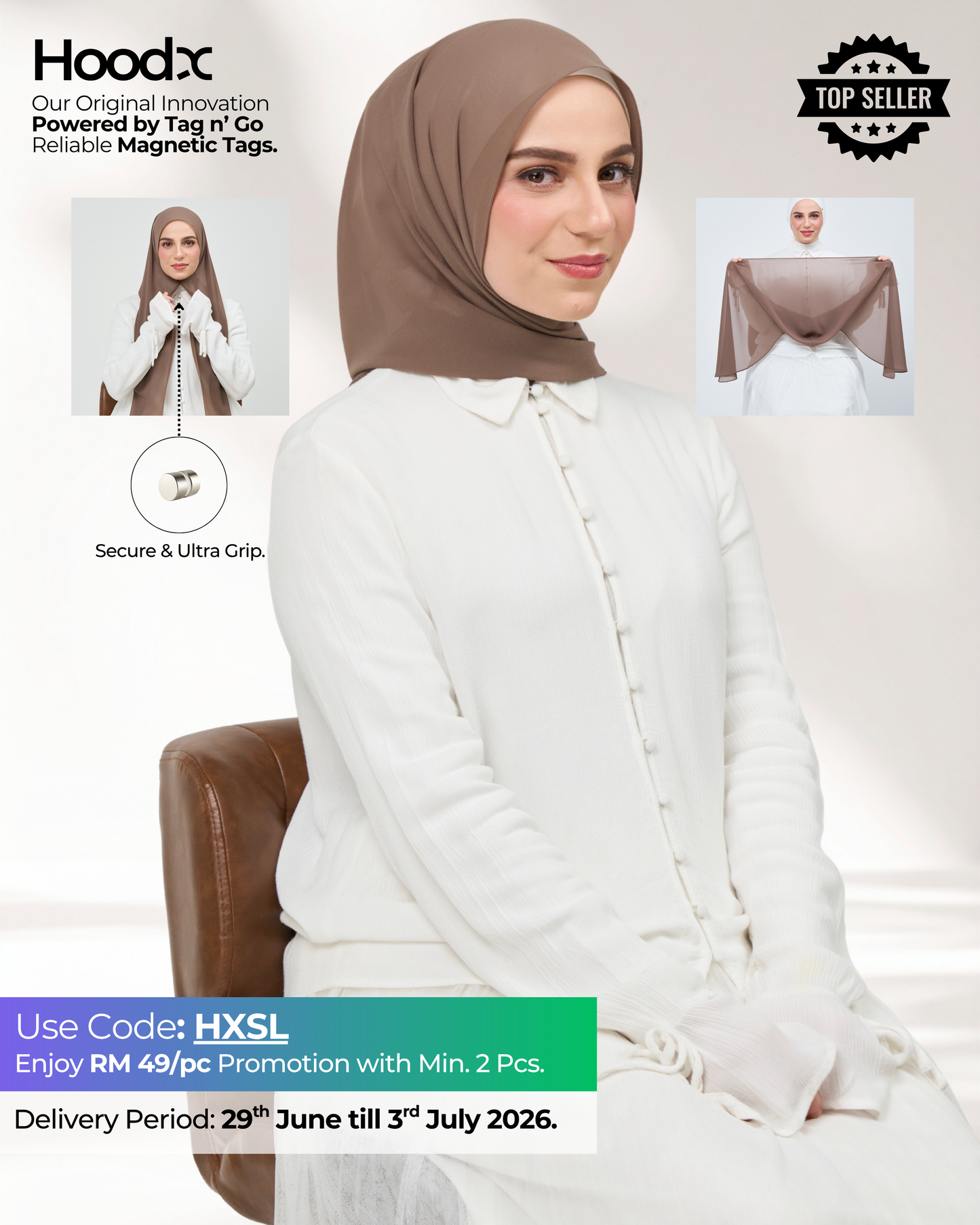 HoodX in Mocha