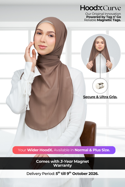 HoodX Curve in Mocha