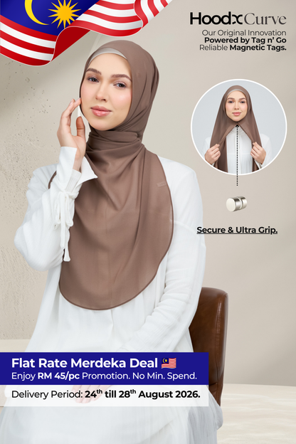 HoodX Curve in Mocha
