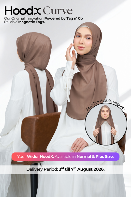 HoodX Curve in Mocha