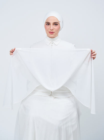 HoodX⁺Plus in Bridal White