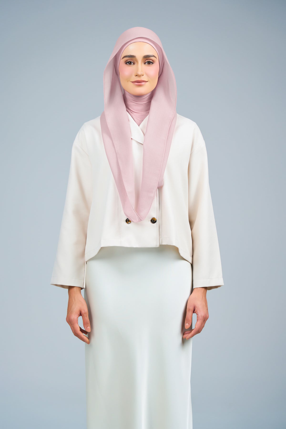 HoodXpress | Cotton Linen in Nude Pink