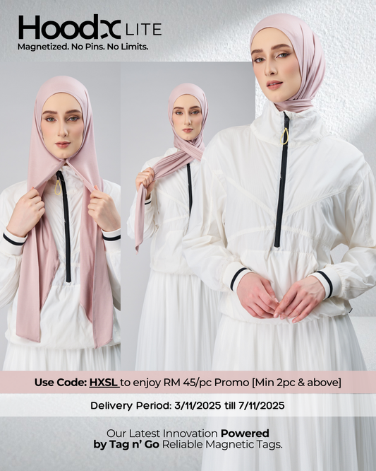 [★New] HoodX Lite in Nude Pink