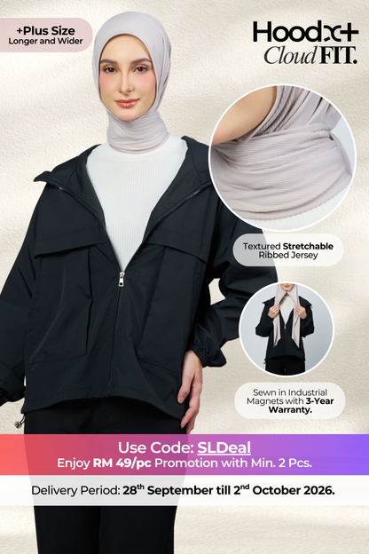 [★ New Colour] HoodX+ CloudFit in Nude Taupe