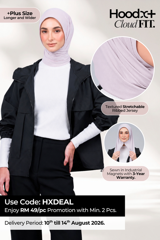 [★ New Colour] HoodX+ CloudFit in Natural Taupe