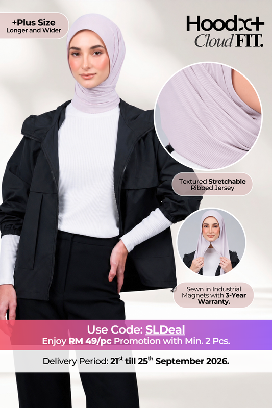 [★ New Colour] HoodX+ CloudFit in Natural Taupe