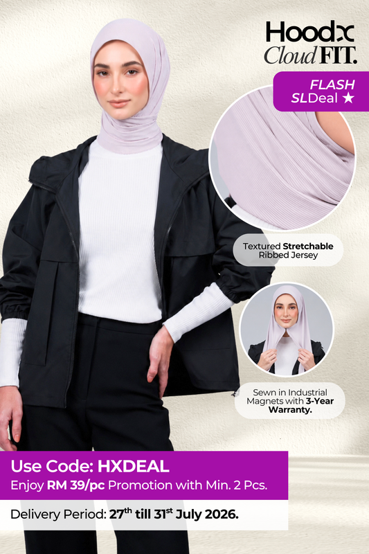 [★ New Colour] HoodX CloudFit in Natural Taupe