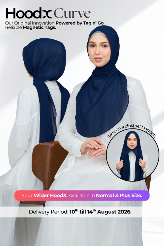 HoodX Curve in Navy Blue