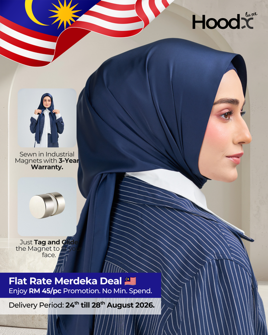HoodX Luxe in Navy